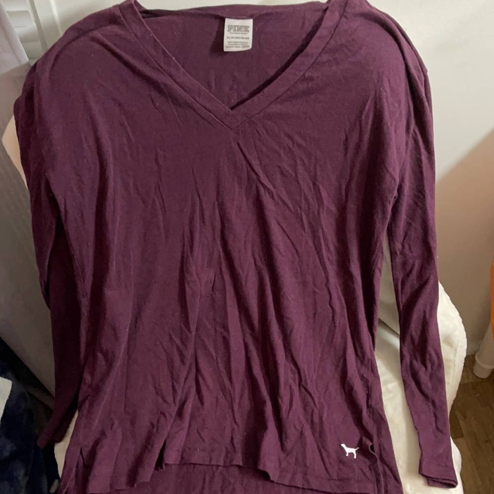 VS pink - size xs fits like a small- more of a dark purple color in person
